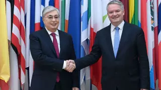 Токаев в Париже встретился с генсеком ОЭСР