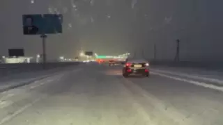 "Едем по катку". На трассу Алматы - Конаев пожаловались водители