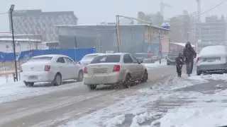В Узбекистане произошел транспортный коллапс из-за морозов