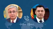 Токаев поздравил с днем рождения президента Кыргызстана