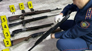 Очередной схрон оружия нашли в Алматинской области