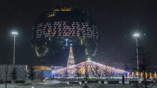 Когда и где зажгут главную елку в Астане