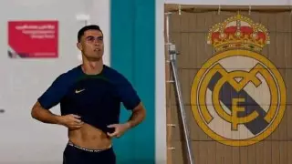 Криштиану Роналду заметили на тренировочной базе мадридского "Реала"