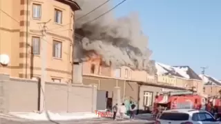 Пожар тушили на правом берегу Астаны