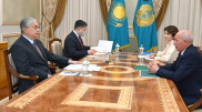 Президент Касым-Жомарт Токаев встретился с руководством группы Halyk