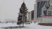 "Позором года" назвали пользователи елку, установленную на востоке Казахстана