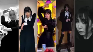 7 казахстанских звезд, повторивших образ Уэнсдей