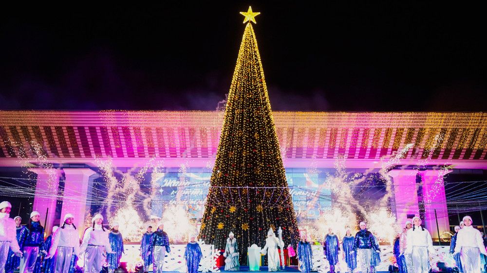Сколько денег потратили на новогоднее украшение Алматы