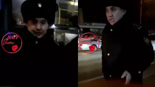 "Что-то странное". Полицейский на автобусной остановке удивил алматинцев