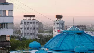 Здания на площади Республики в Алматы будут светиться в новом году