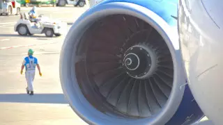 Работника насмерть затянуло в двигатель самолета American Airlines в аэропорту