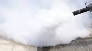 Съемки экшен-фильма с дымом и пиротехникой: алматинцев попросили сохранять спокойствие