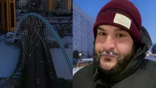 Египтянин прославился в сети роликами про суровые холода в Астане