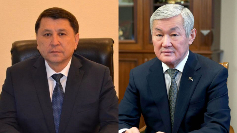 Жандарбек Бекшин, Бердибек Сапарбаев. Фото:gov.kz