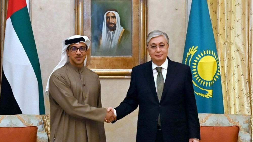 Президент Токаев встретился с шейхом Мансуром бен Заидом Аль Нахаяном
