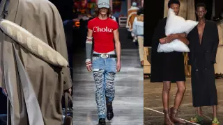 Джинсы со стразами: дизайнеры показали "правильный" мужской гардероб на 2023 год