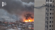 Сотни людей эвакуировали из-за пожара в трущобах Сеула
