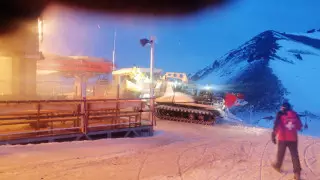 Пожар на Шымбулаке: огонь тушили снегогенератором