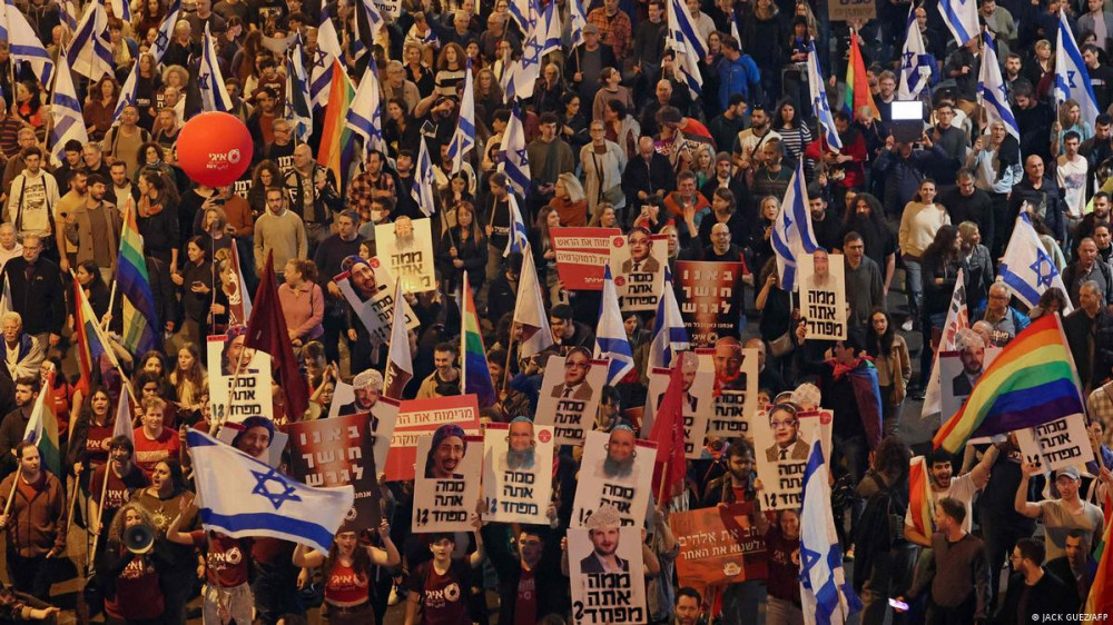 В Израиле десятки тысяч людей вышли на протесты