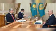 Токаев принял главу холдинга "Байтерек" Шарлапаева