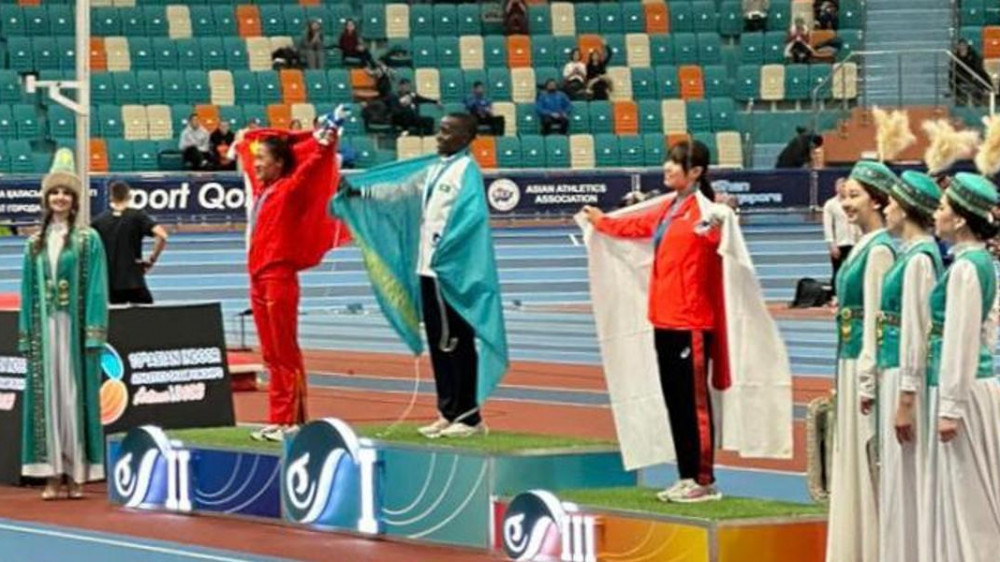 Казахстанская бегунья завоевала первое золото на чемпионате Азии в Астане