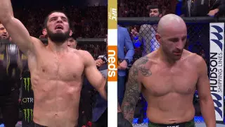 Махачев защитил титул чемпиона UFC в бою с Волкановски