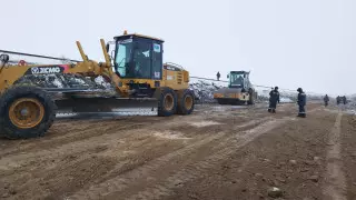 Вторые пути на участке Достык - Мойынты строятся из отечественных материалов