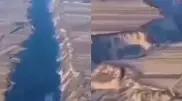 Новые кадры с места разлома земной коры в Хатае появились в Сети