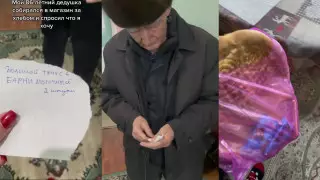 "Как это трогательно". Ролик с заботливым дедушкой обсуждают в Казнете
