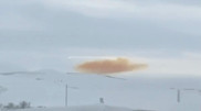 Рыжее облако сняли на видео жители ВКО