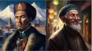 Как бы выглядели города Казахстана в человеческом обличье