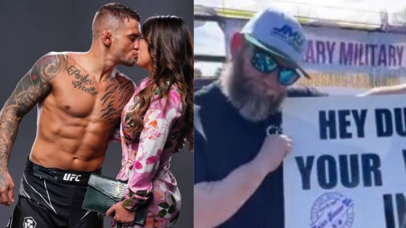 Звезда UFC ударил фаната-провокатора из-за жены