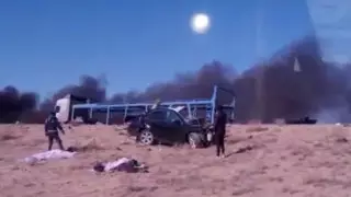 Автовоз загорелся после ДТП в Мангистау: погибли 4 человека