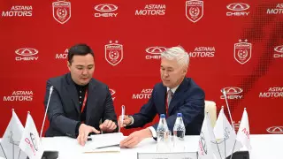 Автобренд Chery стал спонсором футбольного клуба "Астана"