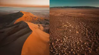 Джейраны и поющие барханы. Фотограф показал чарующие кадры из Алтын-Эмеля