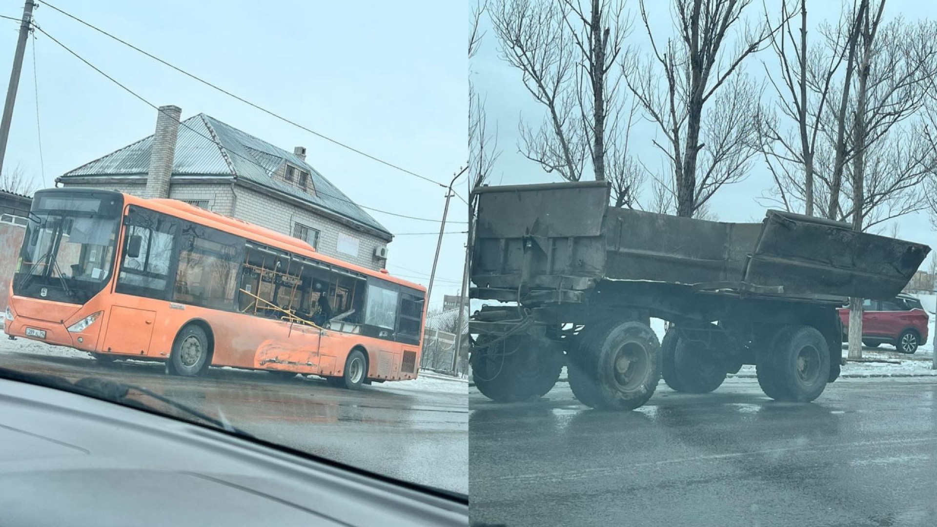 ДТП с автобусом в Павлодаре: беременная пассажирка в реанимации: 03 марта  2023 17:59 - новости на Tengrinews.kz