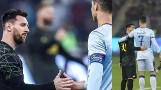 Роналду "сорвался" на юного фаната Месси