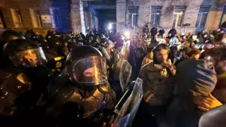 Протесты вспыхнули в Грузии из-за законопроекта об иноагентах