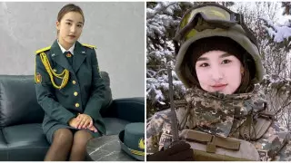 Актюбинку признали самой красивой девушкой в Нацгвардии