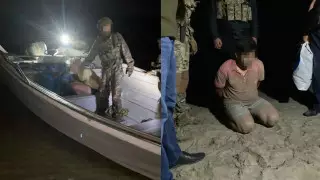 КНБ показал кадры задержания иностранцев на катере