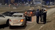 3 ДТП на одном месте и в одно время произошли в Астане