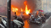 В Неаполе начались беспорядки после столкновения болельщиков "Наполи" и "Айнтрахта"