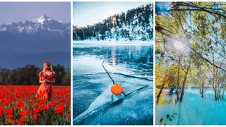 "Покажите это в Голливуде". Захватывающую дух красоту Казахстана показал путешественник