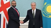 Касым-Жомарт Токаев принял министра иностранных дел Великобритании Джеймса Клеверли