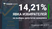 На выборах депутатов проголосовало 14,21 процента казахстанцев