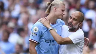 Гвардиола о замене Холанда: Я убрал его с поля, чтобы защитить рекорд Месси