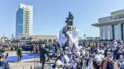 Памятник Абаю открыли в Талдыкоргане