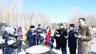 Рекорд Казахстана по изготовлению наурыз коже установили в Астане