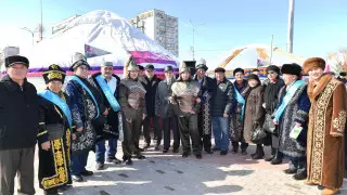 Праздничные юрты "АрселорМиттал Темиртау" встретили жителей Карагандинской области