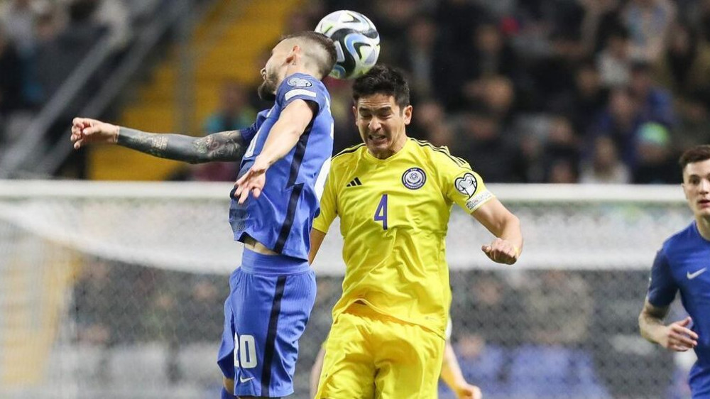 Казахстан неудачно сыграл стартовый матч со Словенией в отборе на Евро-2024